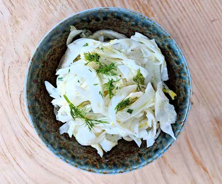 Marinated Fennel Salad With Ranch Dressing Recipe Cuisine Fiend